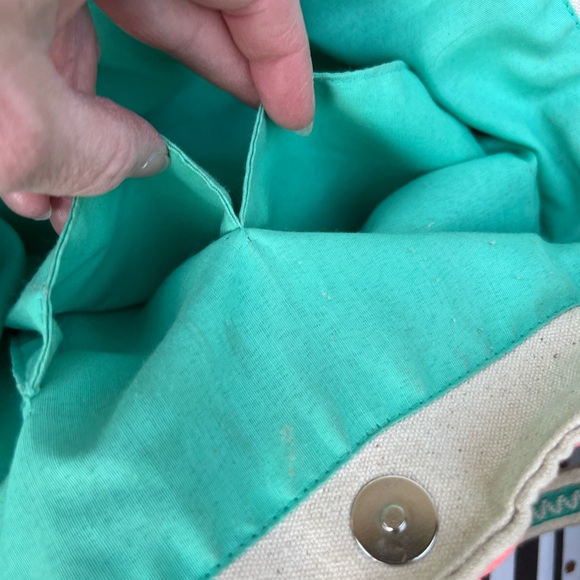 America & Beyond DAPHNE EMBELLISHED MULTI-COLORED HAND BEADED TOTE - Picture 14 of 14